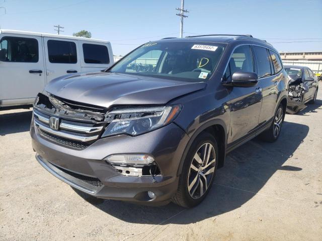 5FNYF5H97JB003644 - 2018 HONDA PILOT TOUR GRAY photo 2