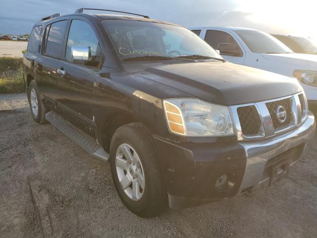 5N1AA08B24N746123 - 2004 NISSAN ARMADA SE BLACK photo 1