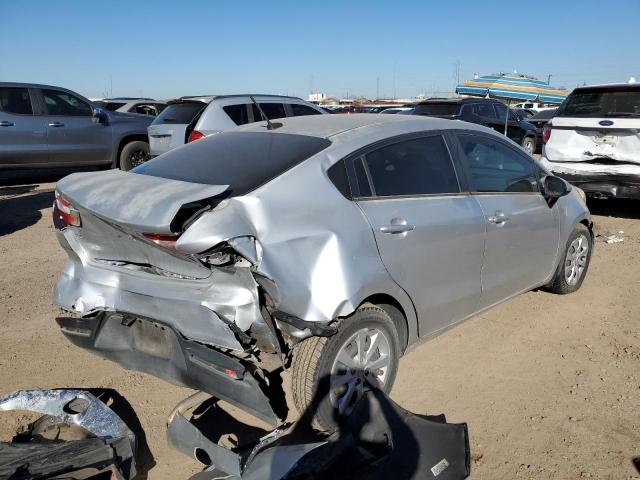 KNADM4A39F6459830 - 2015 KIA RIO LX SILVER photo 4