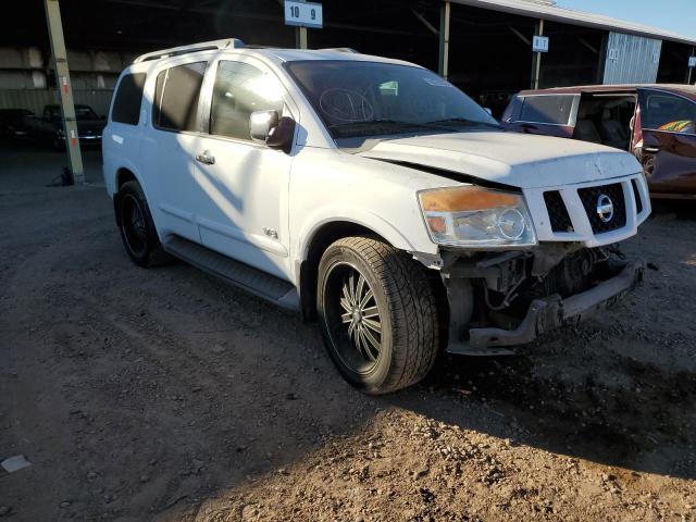 5N1AA08D18N624330 - 2008 NISSAN ARMADA SE WHITE photo 1