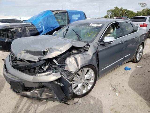 2G1145S36H9195688 - 2017 CHEVROLET IMPALA PRE ნაცრისფერი ფოტო 2