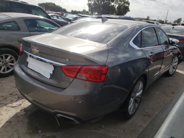 2G1145S36H9195688 - 2017 CHEVROLET IMPALA PRE ნაცრისფერი ფოტო 4
