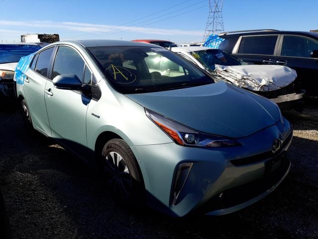 JTDL9RFU5L3019163 - 2020 TOYOTA PRIUS LE GREEN photo 1