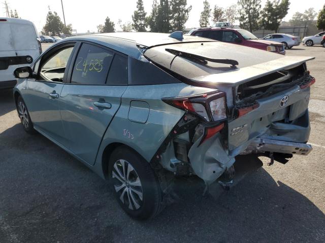 JTDL9RFU5L3019163 - 2020 TOYOTA PRIUS LE GREEN photo 3