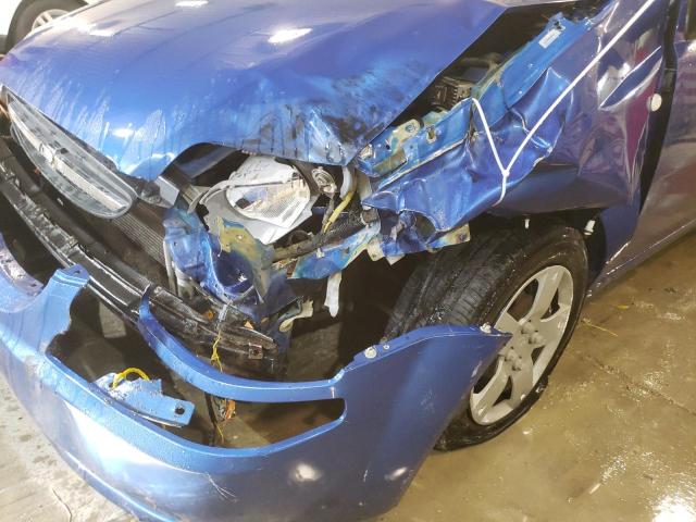 KL1TD66698B208448 - 2008 CHEVROLET AVEO BASE Көк фото 9