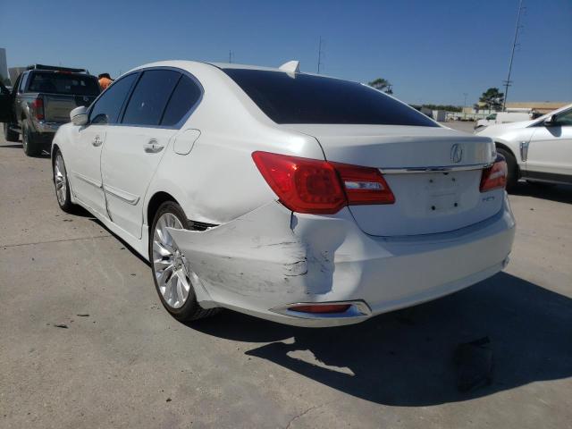 JH4KC1F5XEC000441 - 2014 ACURA RLX WHITE photo 3