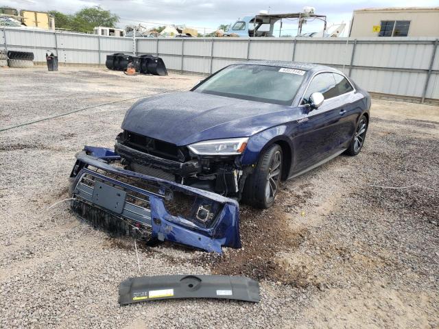 WAUR4AF57JA037561 - 2018 AUDI S5 PRESTIG 蓝色 照片 2