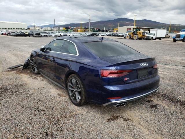 WAUR4AF57JA037561 - 2018 AUDI S5 PRESTIG 蓝色 照片 3