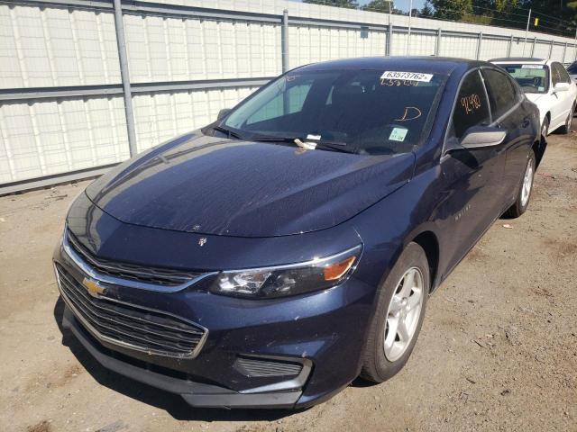 1G1ZB5ST2JF238221 - 2018 CHEVROLET MALIBU LS BLUE photo 2