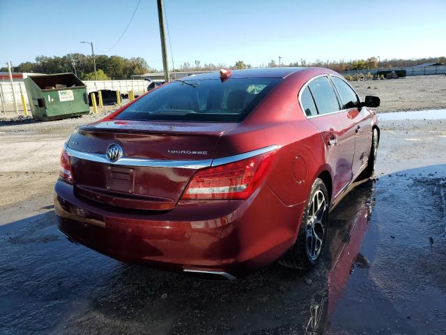 1G4G45G39GF259766 - 2016 BUICK LACROSSE S BURGUNDY photo 4