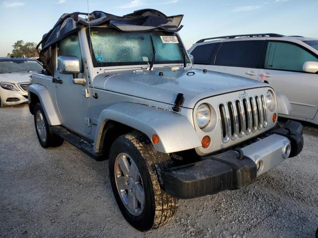 1J8FA54119L770042 - 2009 JEEP WRANGLER S SILVER photo 1