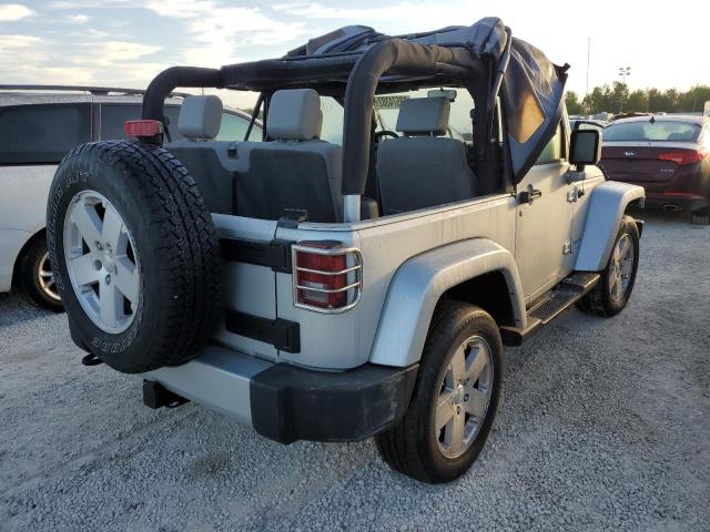 1J8FA54119L770042 - 2009 JEEP WRANGLER S SILVER photo 4