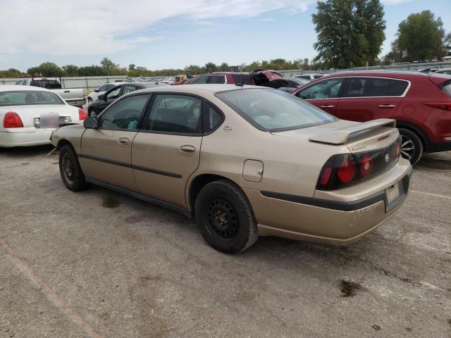 2G1WF52E459383672 - 2005 CHEVROLET IMPALA TAN photo 3