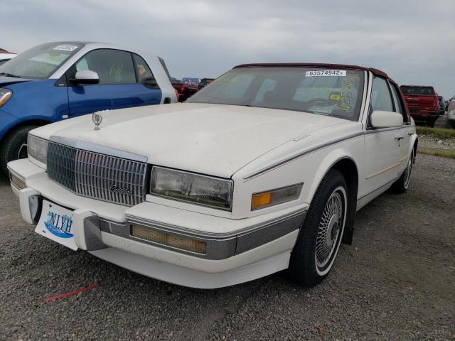 1G6KS5158KU822330 - 1989 CADILLAC SEVILLE WHITE photo 2