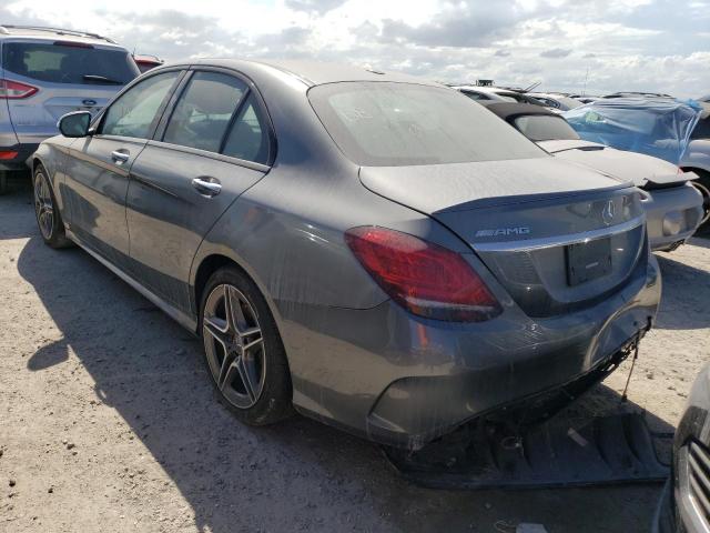 55SWF6EB4KU315828 - 2019 MERCEDES-BENZ C 43 AMG GRAY photo 3