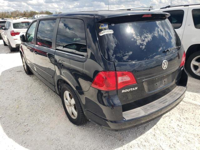 2V4RW5DX5AR186755 - 2010 VOLKSWAGEN ROUTAN SEL BLACK photo 3