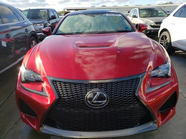 JTHHP5BC6F5003191 - 2015 LEXUS RC-F RED photo 7