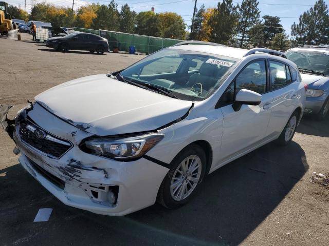 4S3GTAD64J3700405 - 2018 SUBARU IMPREZA PR WHITE photo 2