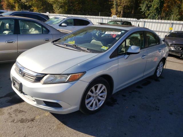 2HGFB2F96CH566400 - 2012 HONDA CIVIC EXL فضي صورة 2