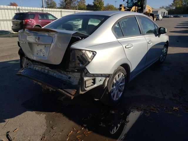 2HGFB2F96CH566400 - 2012 HONDA CIVIC EXL فضي صورة 4