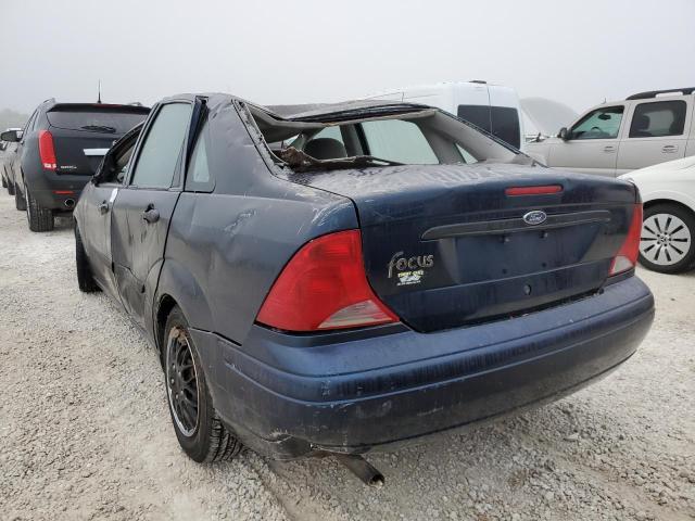 1FAFP33P13W267543 - 2003 FORD FOCUS LX BLUE photo 3