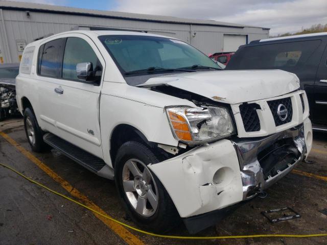 5N1AA08C57N711217 - 2007 NISSAN ARMADA SE WHITE photo 1