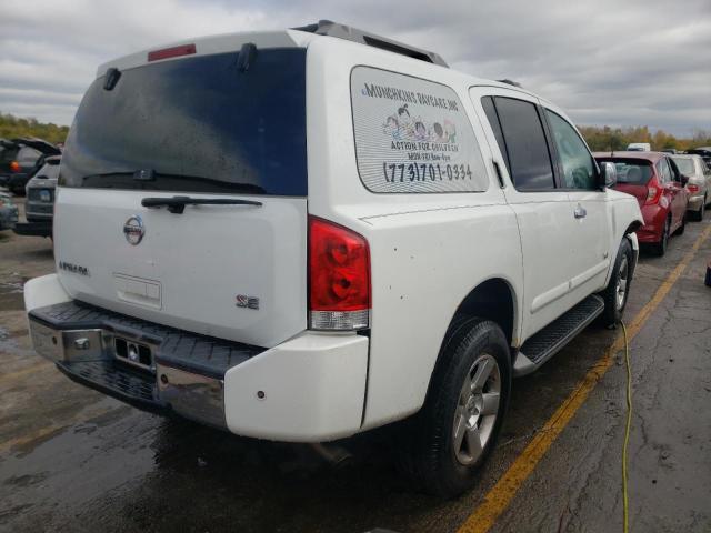 5N1AA08C57N711217 - 2007 NISSAN ARMADA SE WHITE photo 4