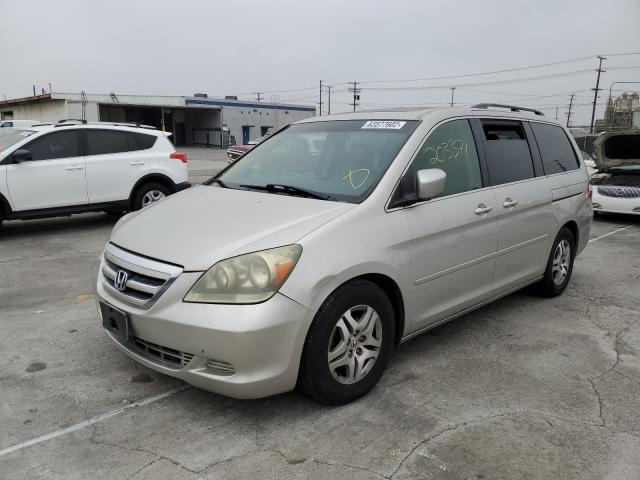 5FNRL38775B076289 - 2005 HONDA ODYSSEY SILVER photo 2