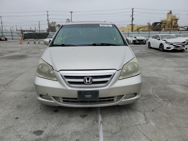 5FNRL38775B076289 - 2005 HONDA ODYSSEY SILVER photo 9