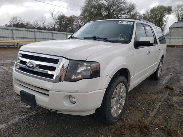 1FMJK2A51EEF03272 - 2014 FORD EXPEDITION WHITE photo 2