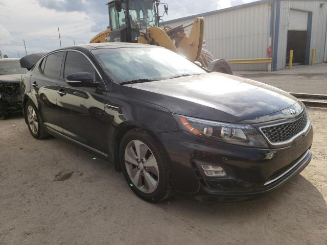 KNAGN4ADXE5064448 - 2014 KIA OPTIMA HYB BLACK photo 1