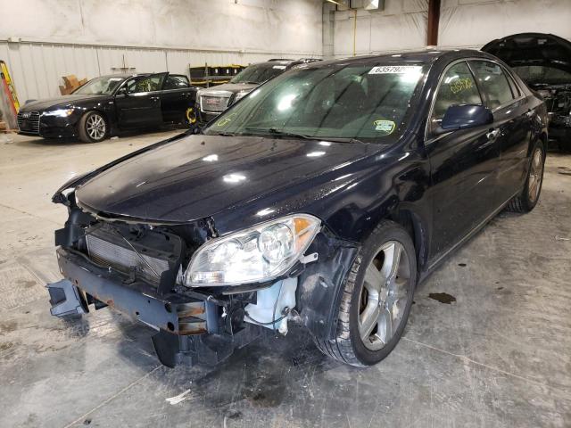 1G1ZC5E0XCF241689 - 2012 CHEVROLET MALIBU 1LT 蓝色 照片 2