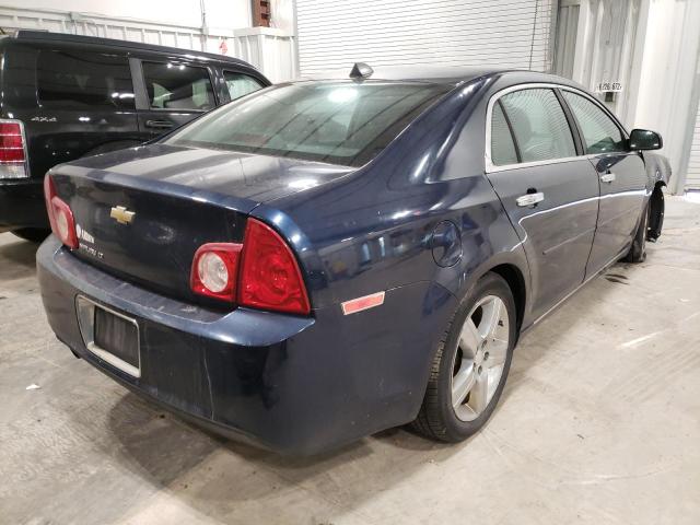 1G1ZC5E0XCF241689 - 2012 CHEVROLET MALIBU 1LT 蓝色 照片 4