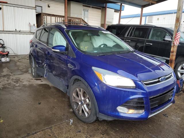 1FMCU9J90GUB02660 - 2016 FORD ESCAPE TIT BLUE photo 1