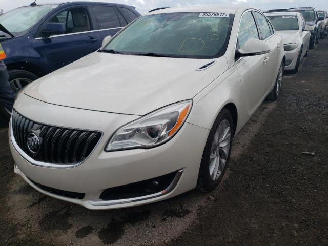 2G4GK5EX7F9134591 - 2015 BUICK REGAL BEIGE photo 2