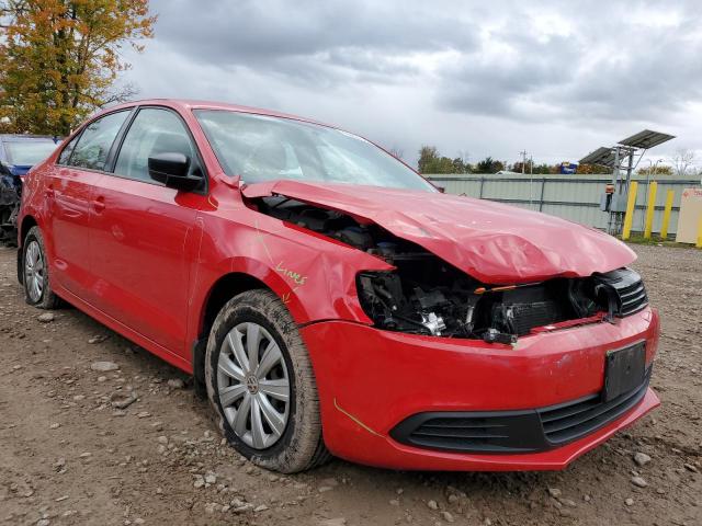 3VW2K7AJXDM443193 - 2013 VOLKSWAGEN JETTA BASE RED photo 1