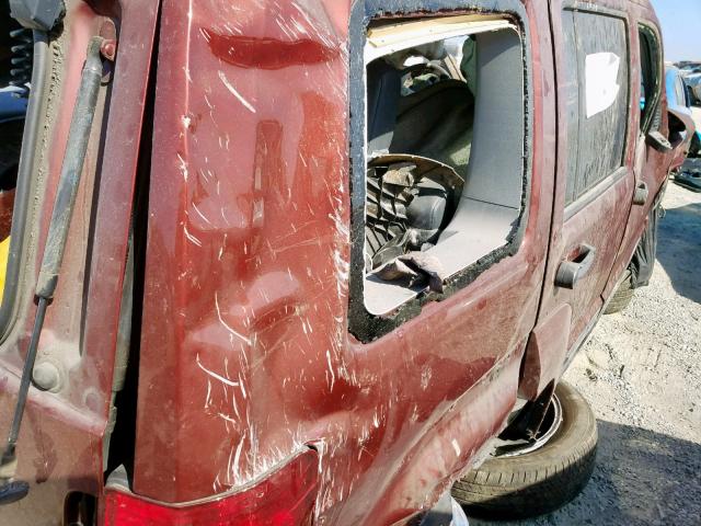 1J8GN58K08W173487 - 2008 JEEP LIBERTY LI RED photo 9