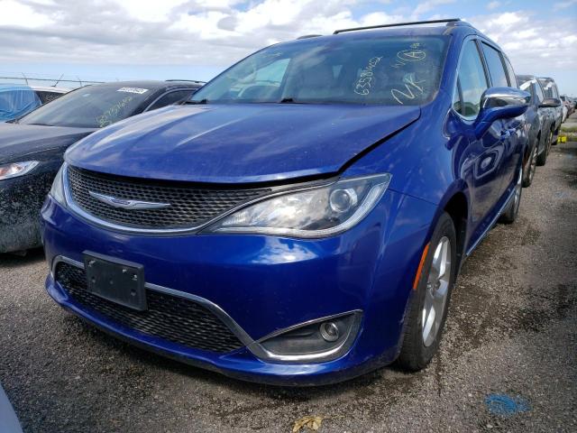 2C4RC1GG3LR175800 - 2020 CHRYSLER PACIFICA L BLUE photo 2