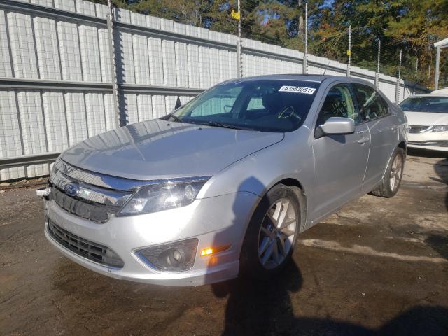 3FAHP0JA7CR404963 - 2012 FORD FUSION SEL SILVER photo 2