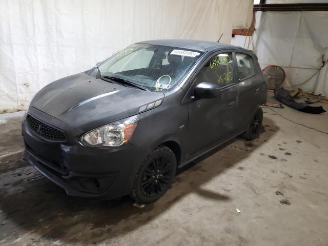 ML32A5HJ0KH004587 - 2019 MITSUBISHI MIRAGE LE BLACK photo 2