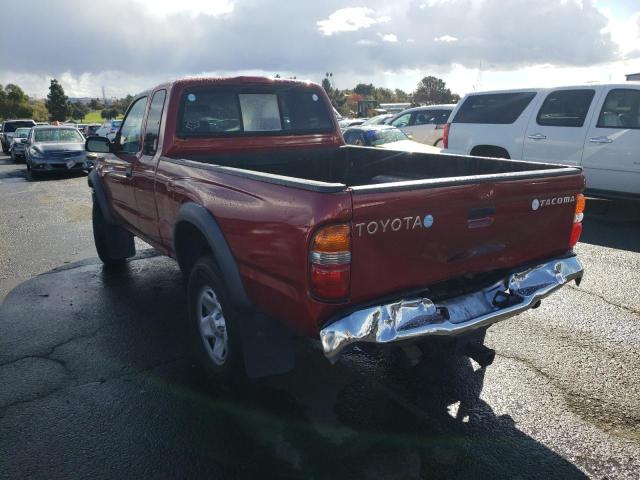 5TESM92N82Z104748 - 2002 TOYOTA TACOMA XTR RED photo 3