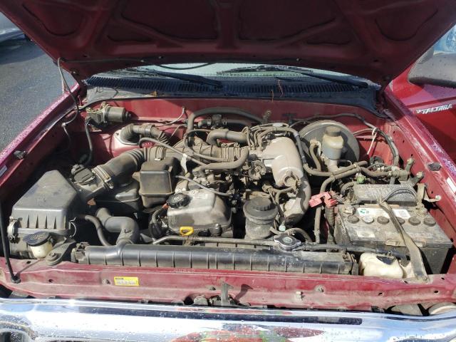 5TESM92N82Z104748 - 2002 TOYOTA TACOMA XTR RED photo 7