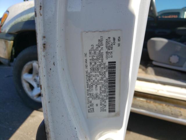 5TBBT44142S314642 - 2009 TOYOTA TUNDRA WHITE photo 10