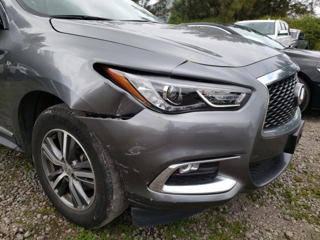 5N1DL0MN8LC525692 - 2020 INFINITI QX60 LUXE GRAY photo 9