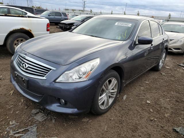 JN1DV6AR5BM451698 - 2011 INFINITI G25 BLUE photo 2