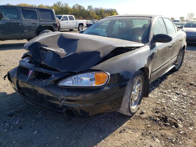 1G2NE52F74M708951 - 2004 PONTIAC GRAND AM S BLACK photo 2