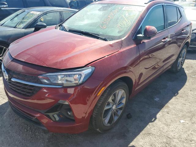 KL4MMDSL5NB034560 - 2022 BUICK ENCORE GX RED photo 2