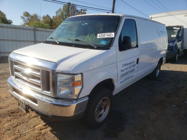 1FTNE14W69DA15958 - 2009 FORD ECONOLINE WHITE photo 2