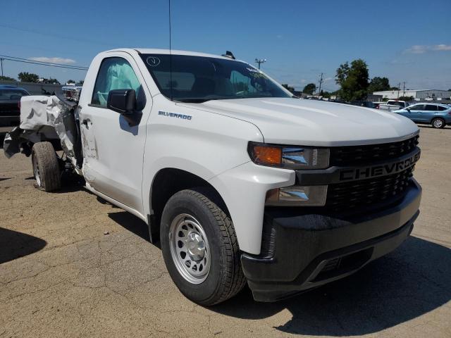 3GCNWAEKXMG394970 - 2021 CHEVROLET SILVERADO WHITE photo 1