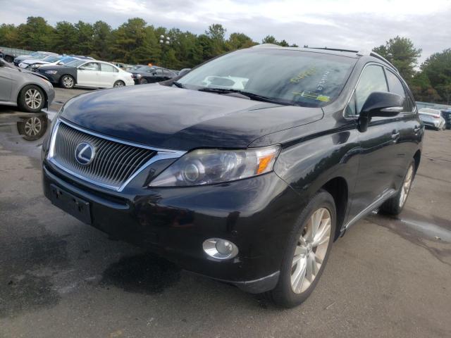 JTJBC1BA9C2049845 - 2012 LEXUS RX 450 BLACK photo 2